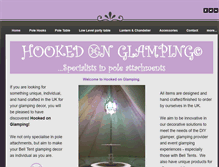 Tablet Screenshot of hookedonglamping.co.uk